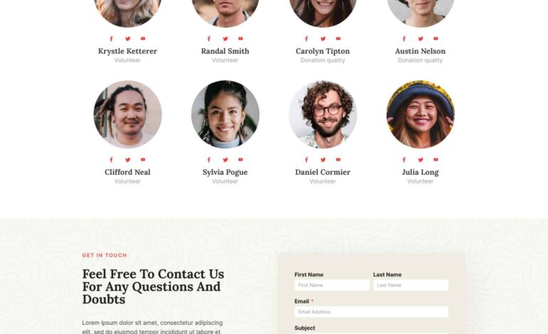 Our Volunteers