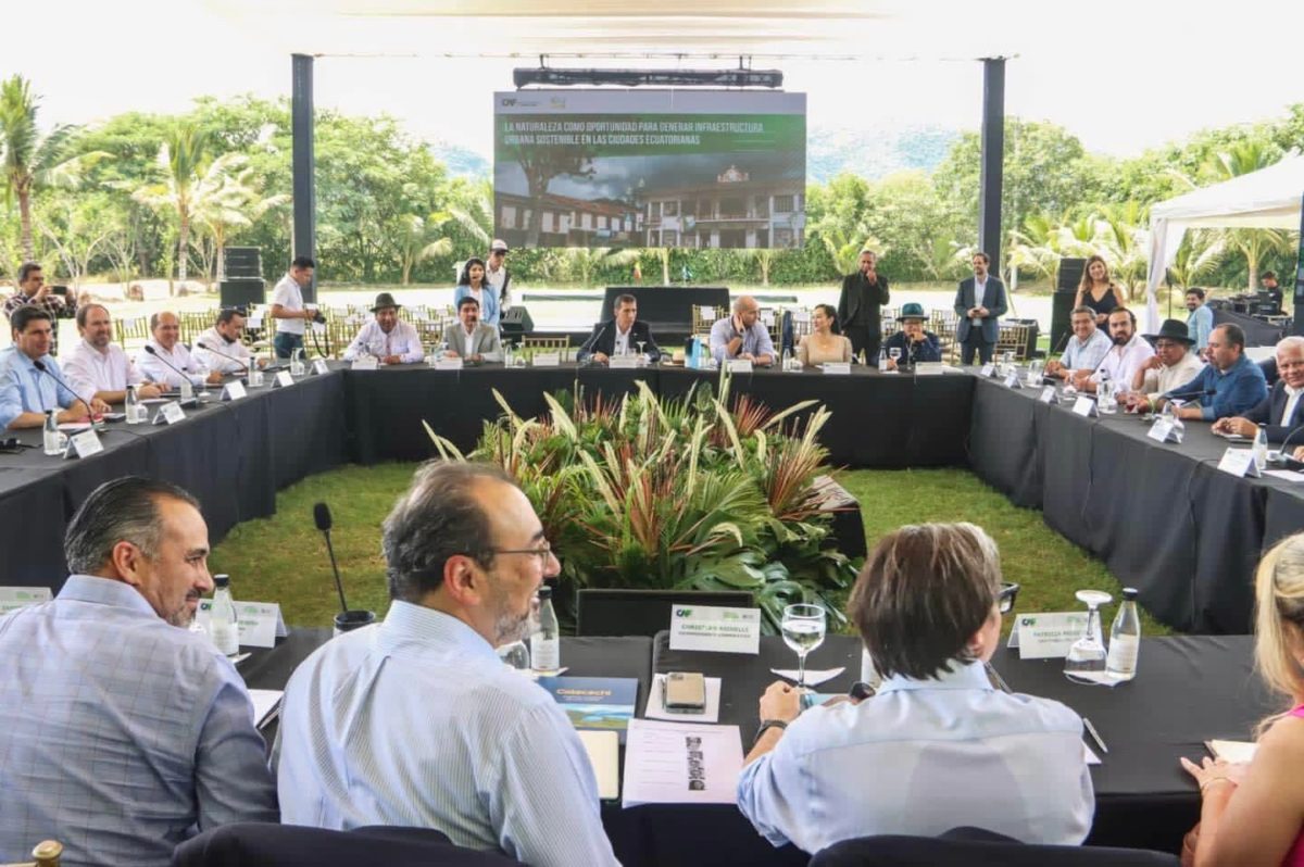 Alcalde Medardo Chimbolema participó en el Encuentro Nacional de Biodiverciudades de Ecuador, organizado por el Banco de Desarrollo de América Latina