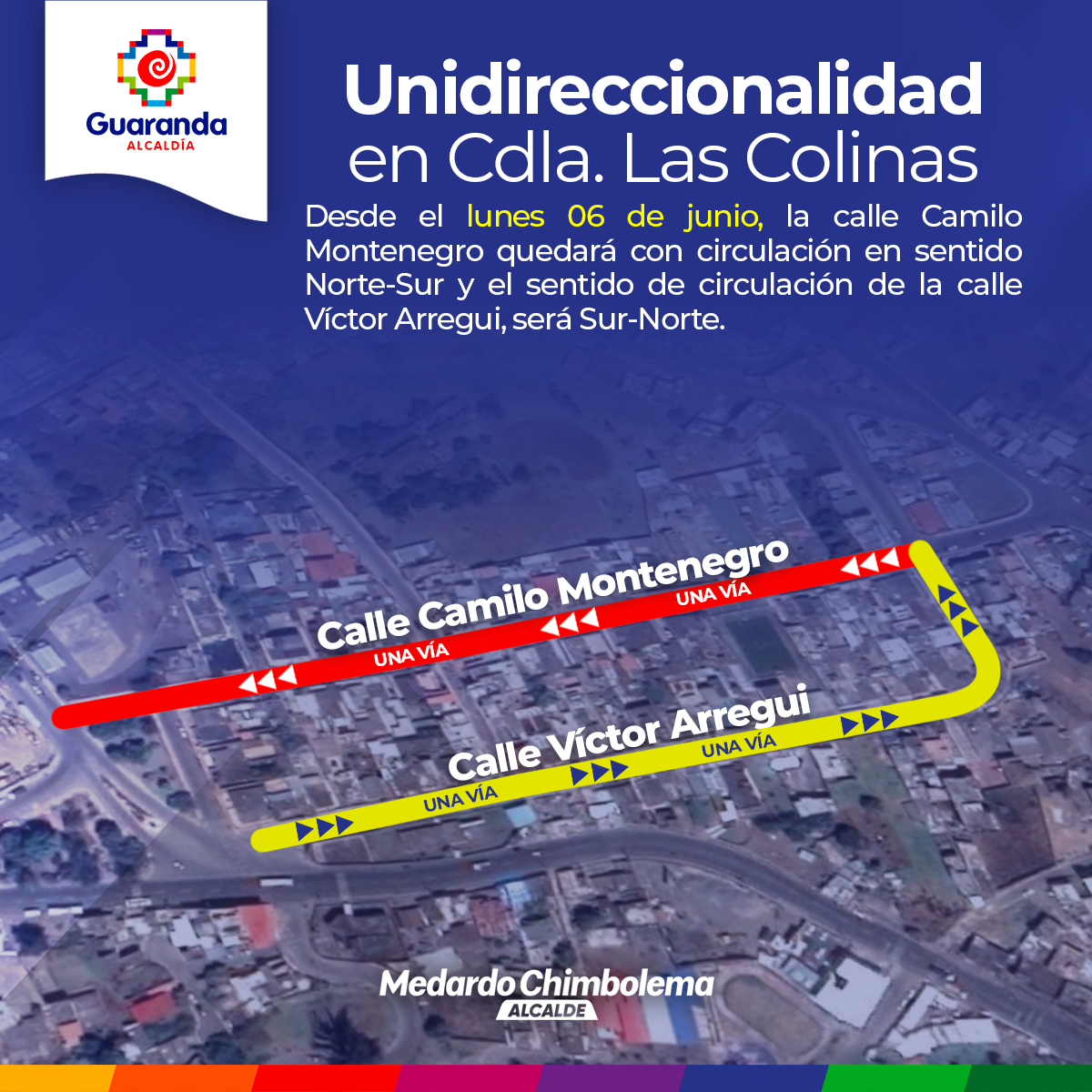 Dos calles de la ciudadela Las Colinas, serán unidireccionales.