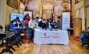 Apertura de ofertas del Proceso de Licitación para la construcción de sistemas de agua potable y alcantarillado de Simiatug y San Luis de Pambil