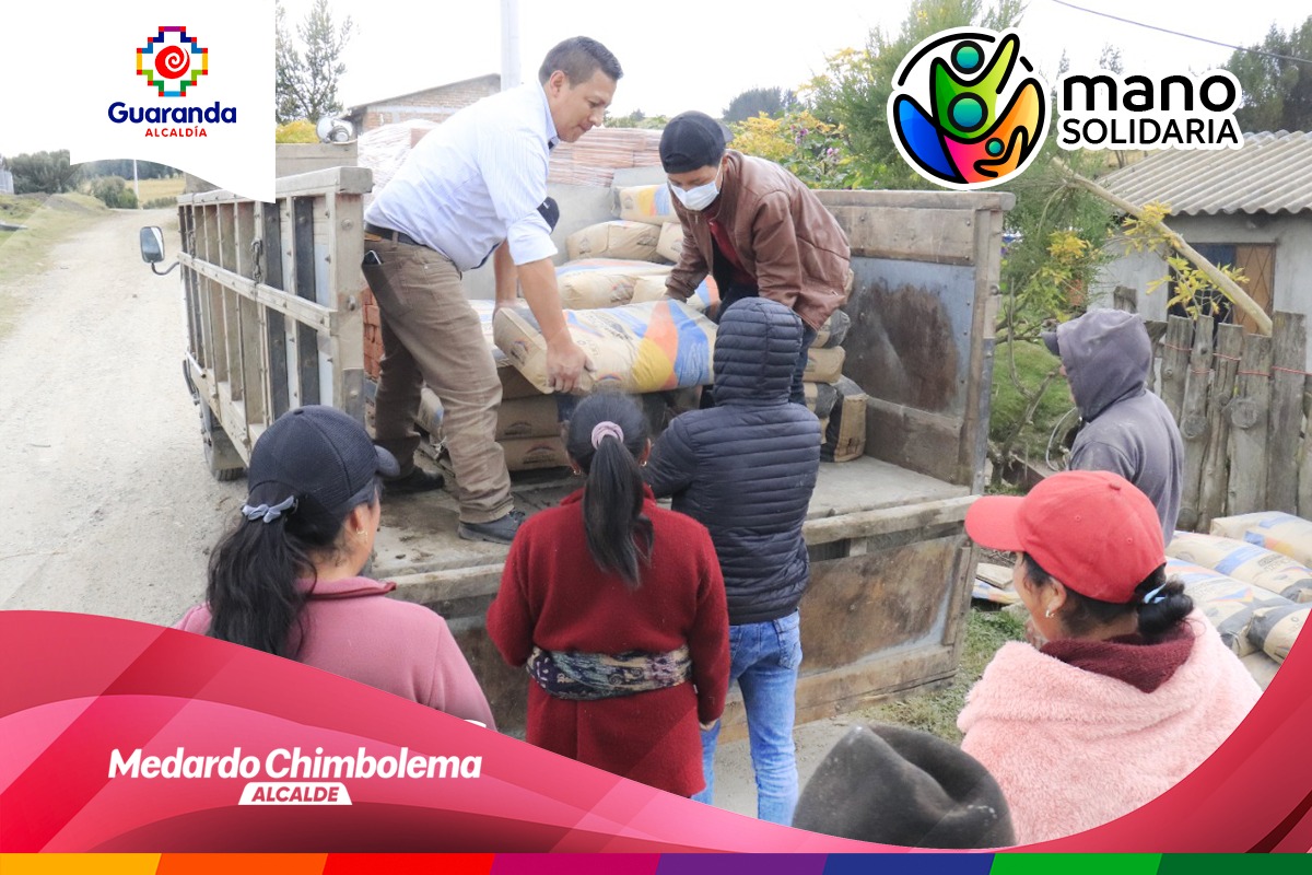 PROYECTO “MANO SOLIDARIA” DE ACCIÓN SOCIAL MUNICIPAL, LLEGA A PAMBABUELA