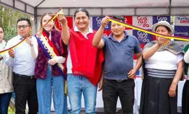 PATOCOCHA INAUGURA DOBLE TRATAMIENTO BITUMINOSO