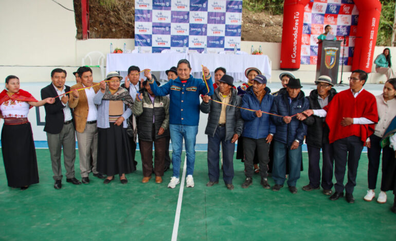 INAUGURACIÓN DE NUEVO ESCENARIO DEPORTIVO EN TAGMA SAN JOSÉ