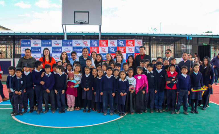 NUEVO ESCENARIO DEPORTIVO EN EL CENTRO DE EDUCACIÓN BÁSICA “CARLOS ARTURO CHATA” EN LA COMUNIDAD DE PUCARÁ